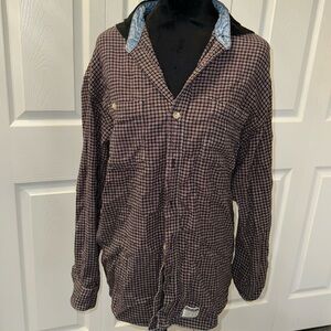 One of a kind upcycled vintage long sleeve hoodie